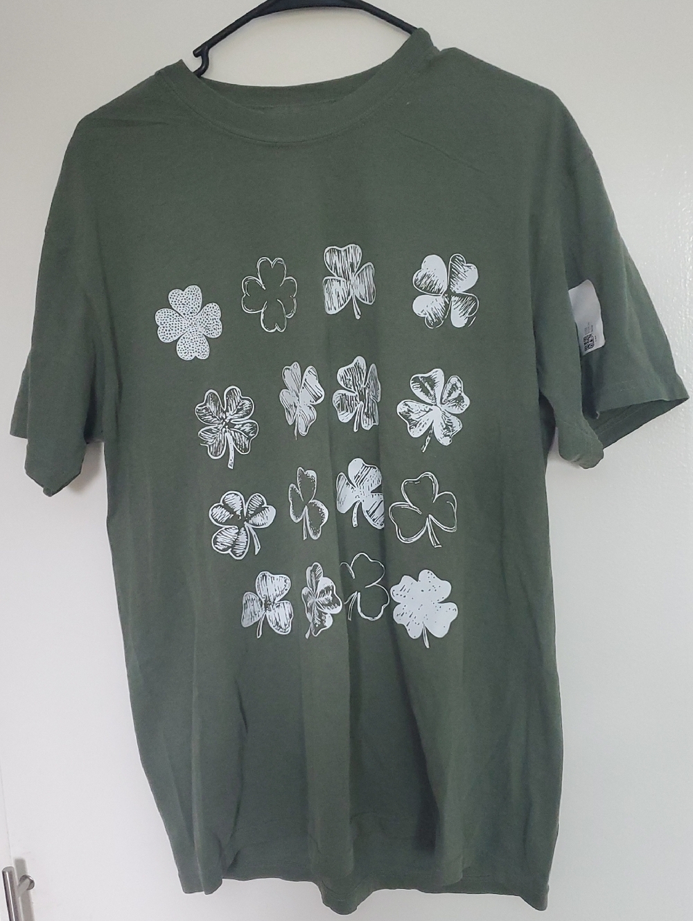 Comfort Colors Sage Green Crewneck Tee Lucky Charms